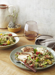 Quinoa Salad and Moroccan Chicken