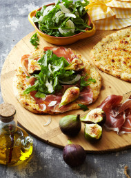 Prosciutto, Rocket and Fig Pizza