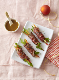 Beef Tataki Rolls with Wasabi and Lime 