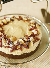 Sticky Toffee Ginger Cake with Caramel Icing