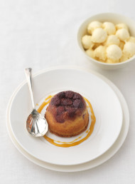 Raspberry and Golden Syrup Steamed Puddings