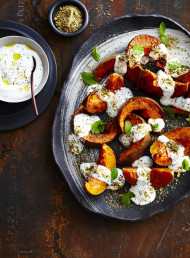 Nutmeg Roasted Pumpkin with Coconut Yoghurt and Dukkah