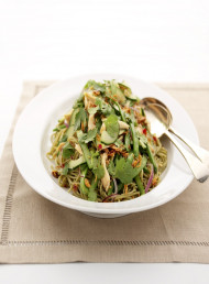 Rice Wine Poached Chicken and Soba Noodle Salad