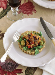 Baked Ricotta with Pepperonata