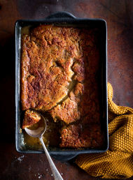 Banana and Date Self-Saucing Pudding