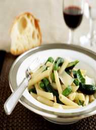 Maggie Beers Basil, Anchovy and Zucchini Pasta