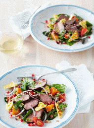 Balsamic Glazed Lamb Salad