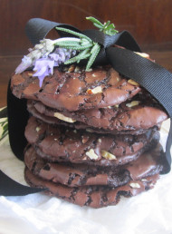 Double Chocolate and Almond Meringue Cookies