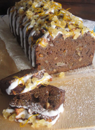 Sticky Ginger, Apple and Spice Loaf