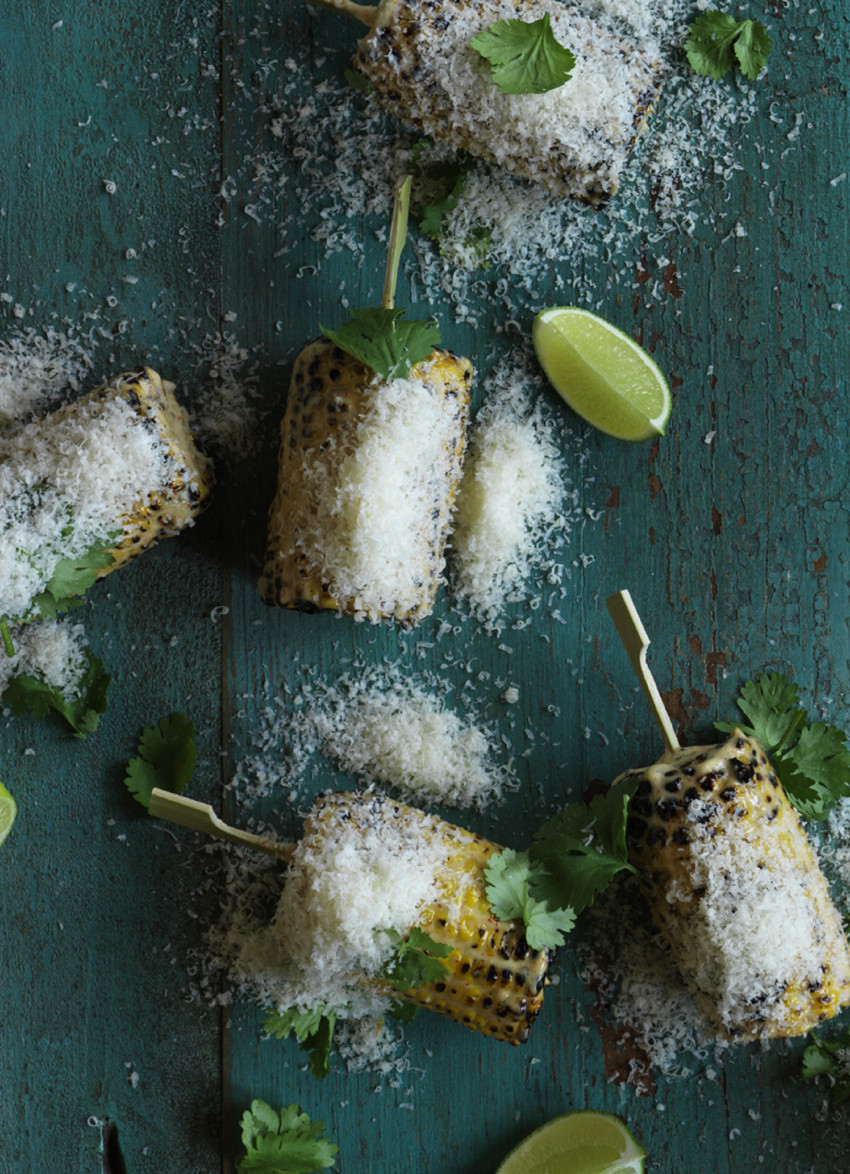 Dan Hong’s Grilled Corn with Lime and Parmesan