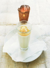 Coconut Custard with Palm Sugar Syrup