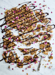 Salted Peanut and Puffed Quinoa Brittle