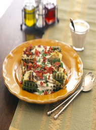 Grilled Celery Hearts with Anchovy Dressing