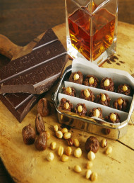 Hazelnut Chocolate Truffle Figs