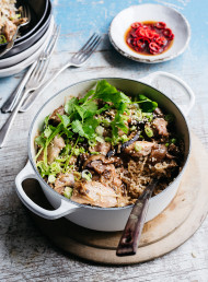 Claypot Chicken with Brown Rice
