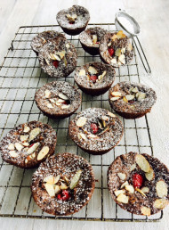Fudgy Double Chocolate and Raspberry Brownies