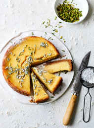 Lime and Pistachio Tart