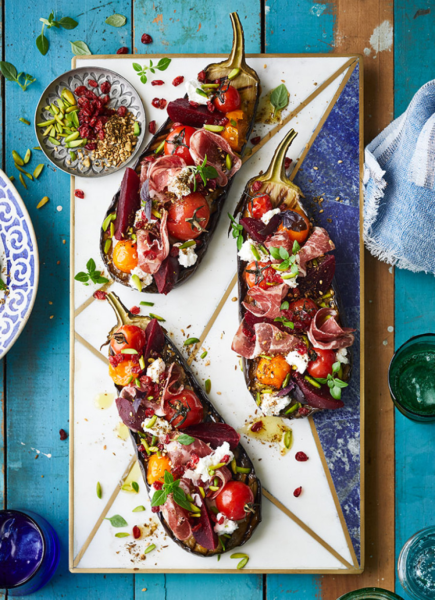 Grilled Eggplant ‘Bruschetta’