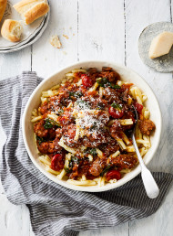 Meatball, Tomato and Basil Ragu