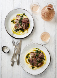 Lamb Rump with Cauliflower Mash 