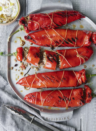 Grilled Capsicums with Spiced Buckwheat