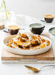 Honey, Whisky and Aniseed Caramelised Pears