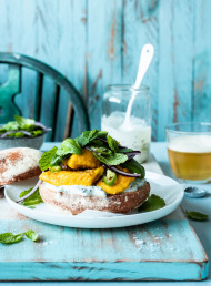 Indian Spiced Fish Burger