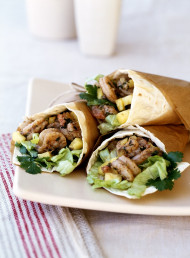 Jamaican Shrimp Roll