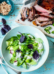 Butterflied Lamb Leg with Vietnamese Salad