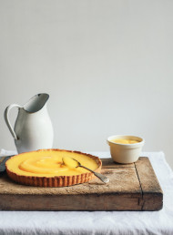 Sarah Tuck's Lemon Cheesecake Tart with Lemon Curd