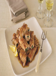 Pork Involtini with Blue Cheese and Spinach