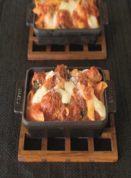Pork Polpette Baked with Pasta