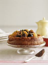 Ricotta Cake with Fruit Compote