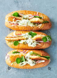 Crunchy Fish Burgers