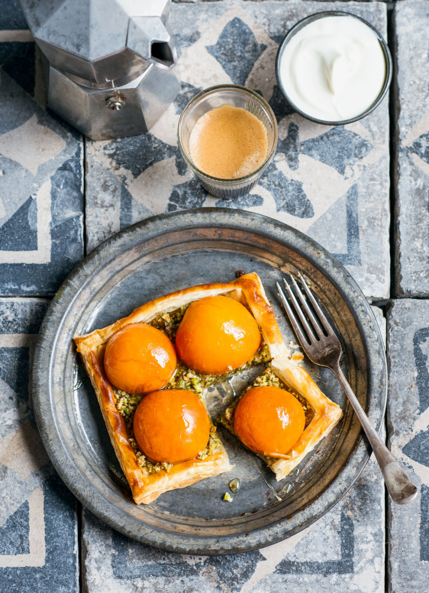 Baklava-style Apricot Danish Pastries