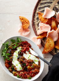Roasted Eggplant with Tamarind and Lime