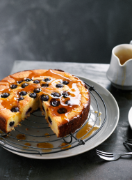 Blueberry and Orange Cake with Lady Grey Syrup
