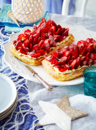 Free-Form Fresh Strawberry Tarts