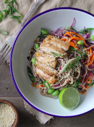 Soba Noodle Salad with Miso & Sesame Dressing