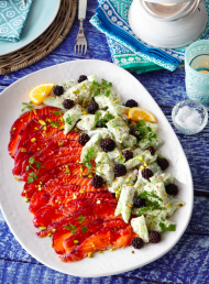 Blackberry and Gin Cured Salmon