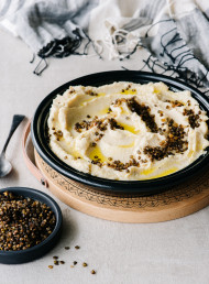 Celeriac, White Bean and Horseradish Mash