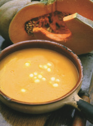 Soupe de Citrouille with White Beans (Pumpkin Soup)