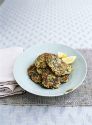 Spinach and Zucchini Fritters