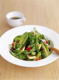 Sumac Haloumi with Baby Cos Salad