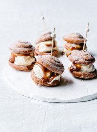Cinnamon Churros Ice Cream Sandwiches 