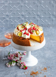 White Chocolate Lime and Coconut Cheesecake